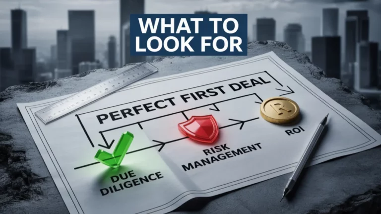 What to Look for in Your First Deal 